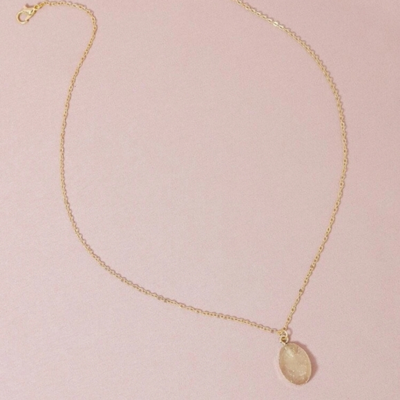 *Skyler* Gemstone Pendant Necklace - Picture 2 of 3